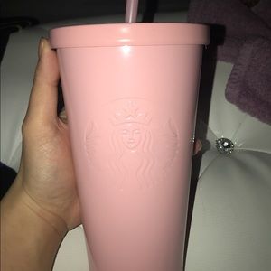 Starbucks pink tumbler